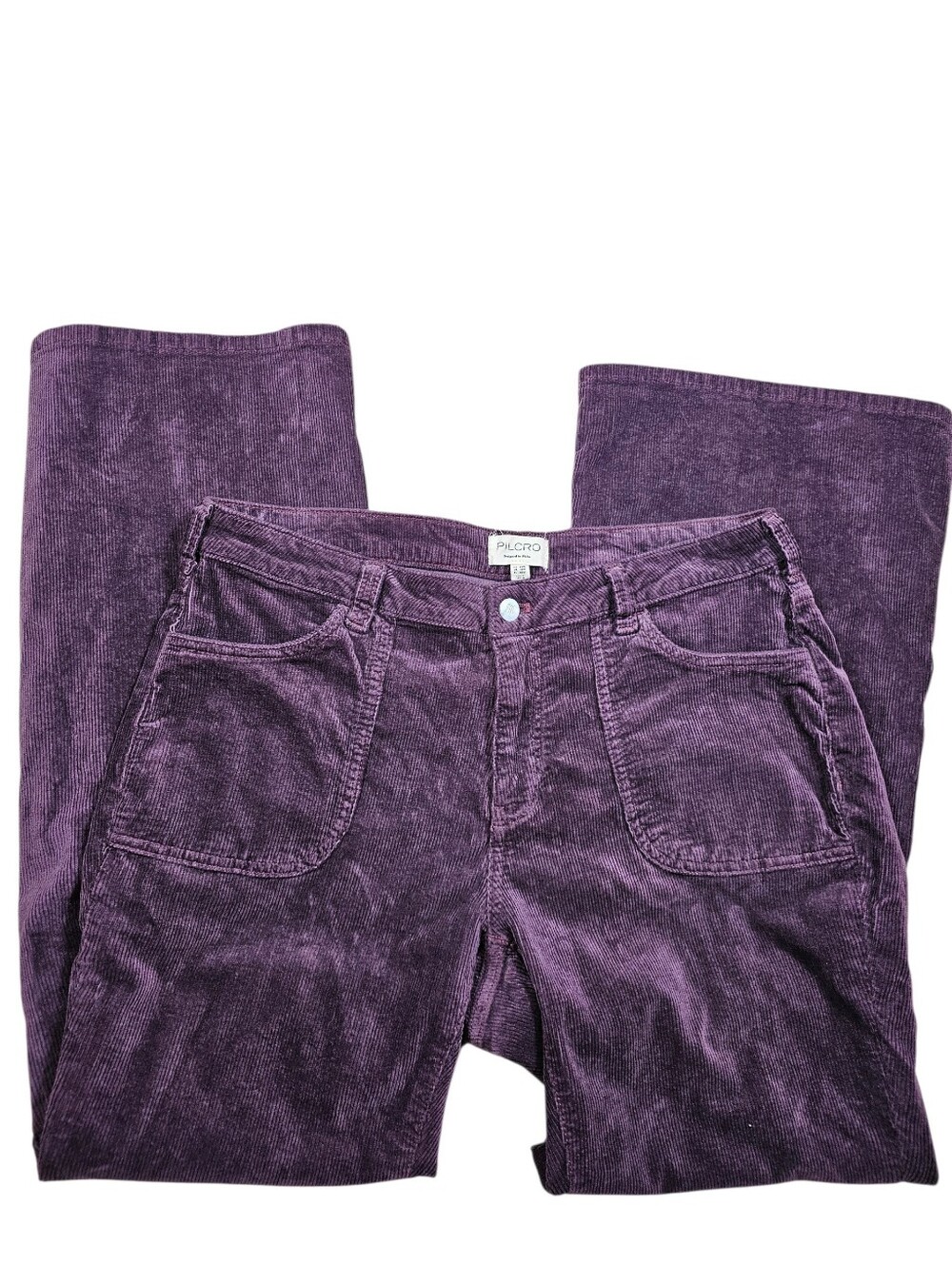 PILCRO Anthropologie High Rise Flared Corduroy Jeans In 16W - Picture 3 of 7